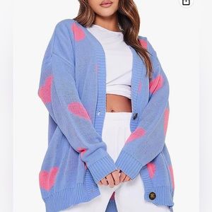 Chunky heart sweater